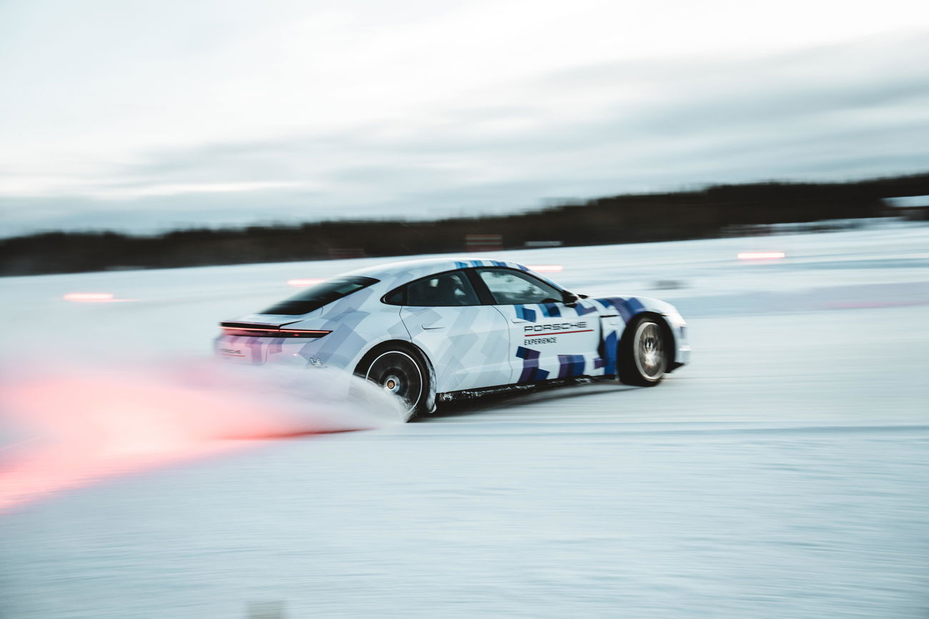 A Porsche Taycan Just Drifted For Nearly 11 Miles