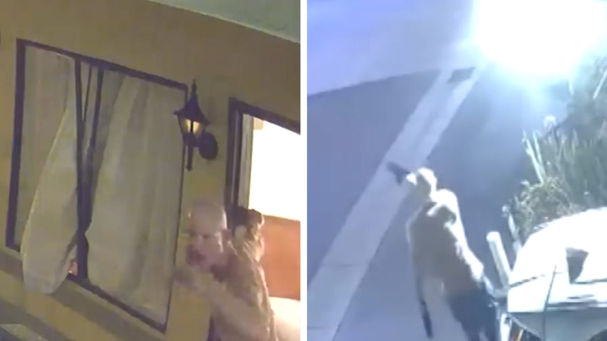 LAPD Shootout With Man Harassing Motel Guests Naked Caught on Harrowing Video