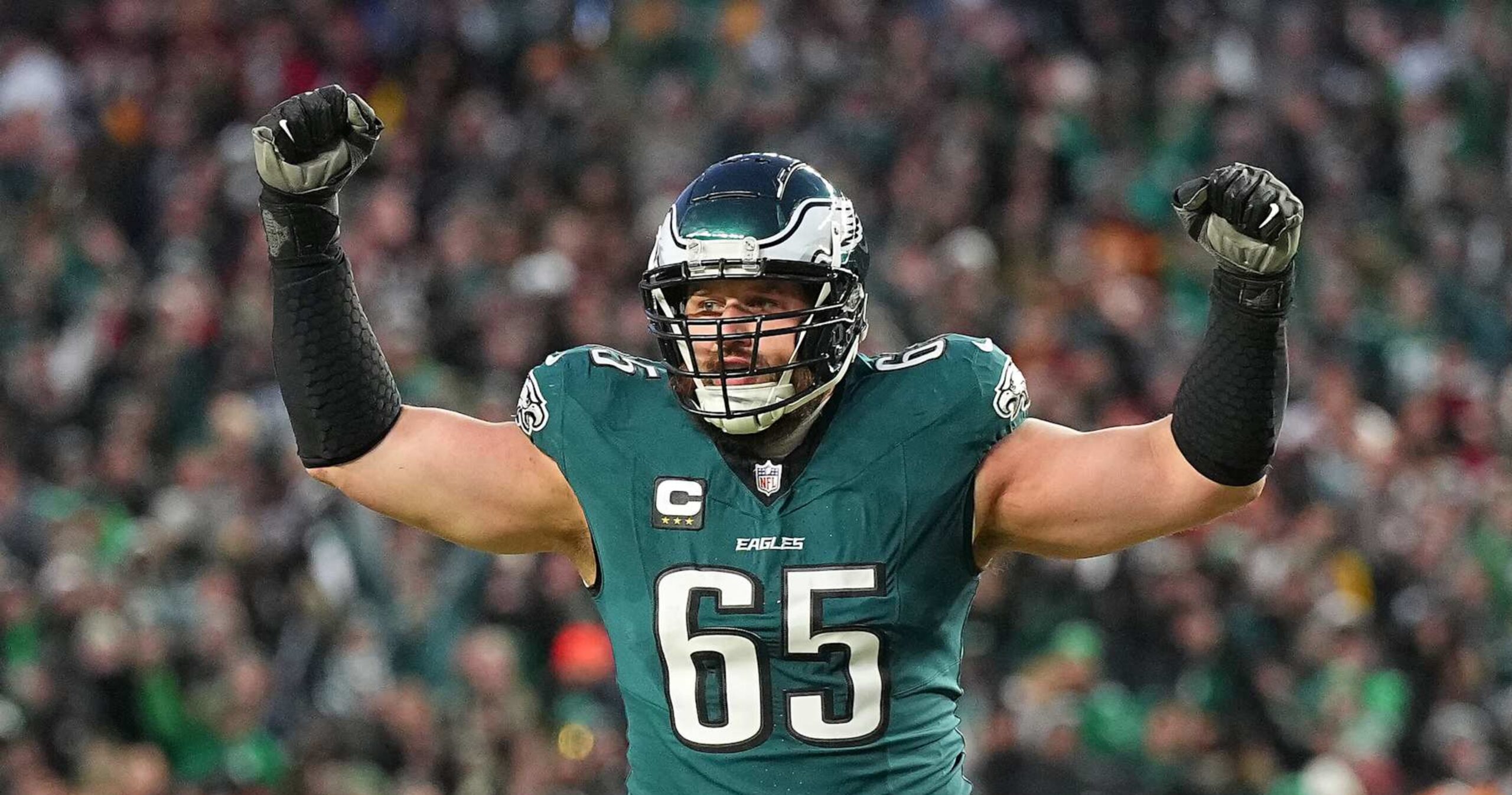 Eagles’ Lane Johnson ‘Definitely Not Retiring’ After Super Bowl 59 ‘Win or Lose’