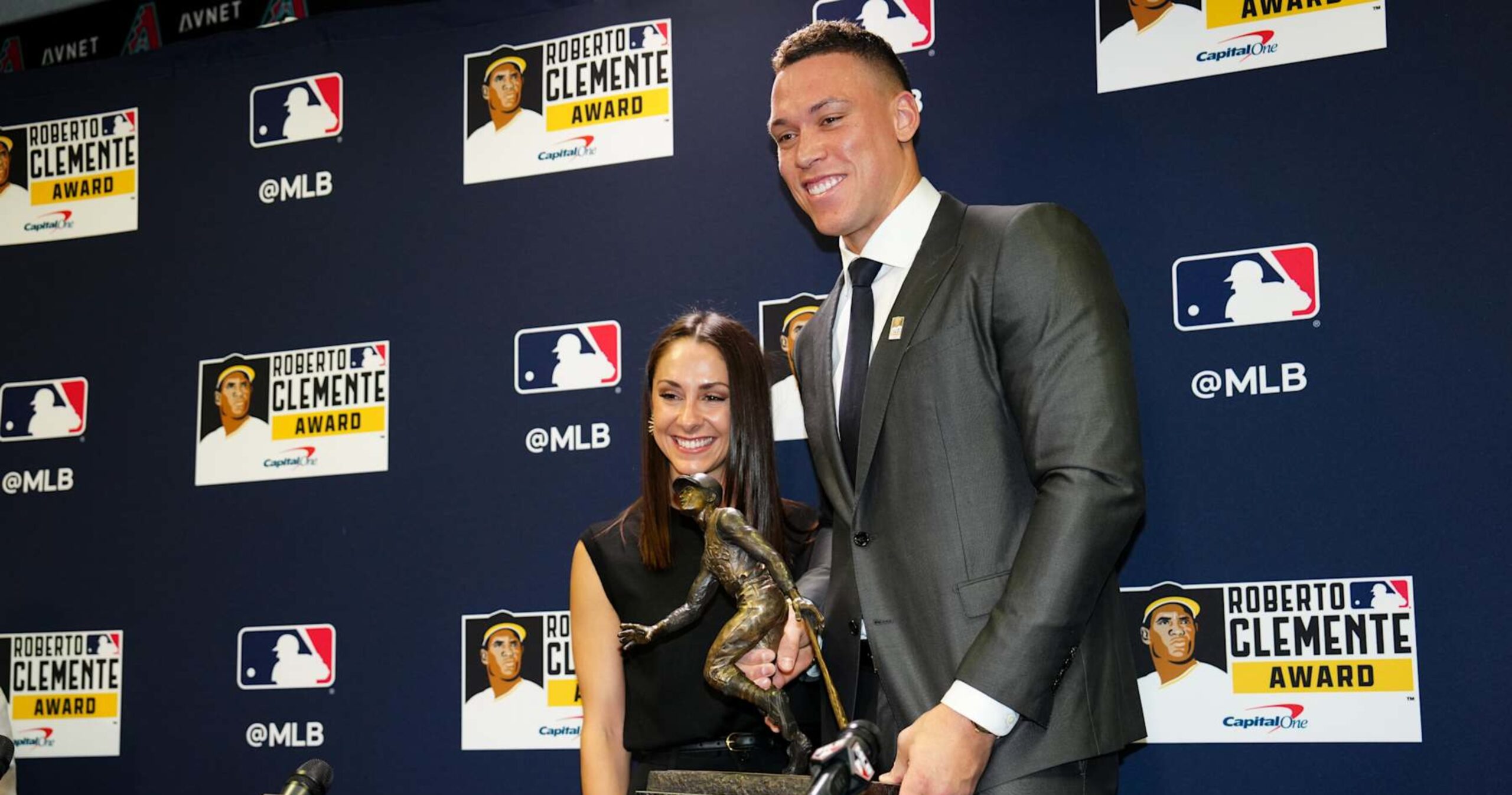 Yankees’ Aaron Judge, Wife Samantha Announce Birth of Baby Girl in Instagram Photo