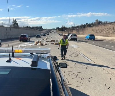 Look: Thousands of chopsticks spill onto California highway