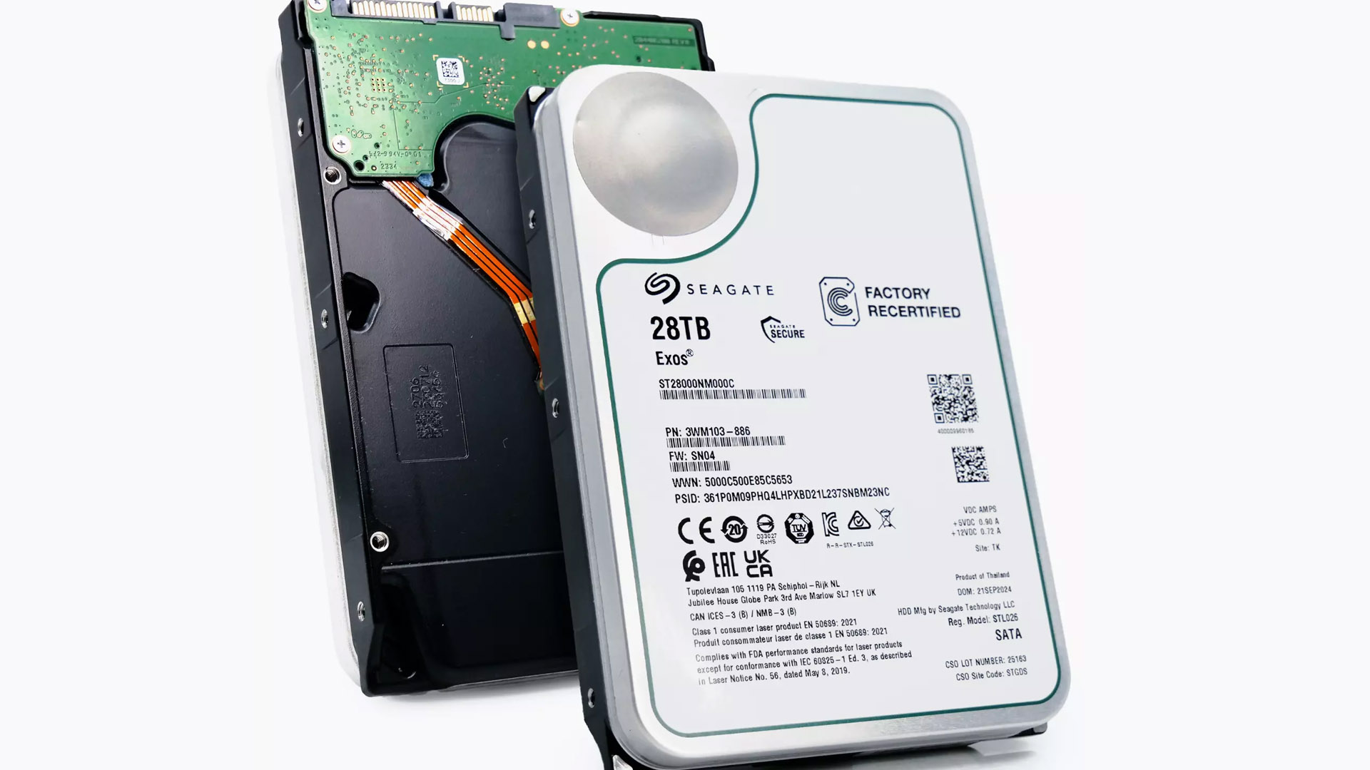 This 28TB hard drive (yes, 28 enormous terabytes) is just $390