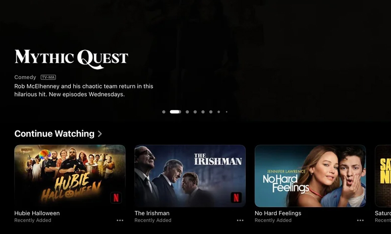 Netflix accidentally made its content show up in the Apple TV app