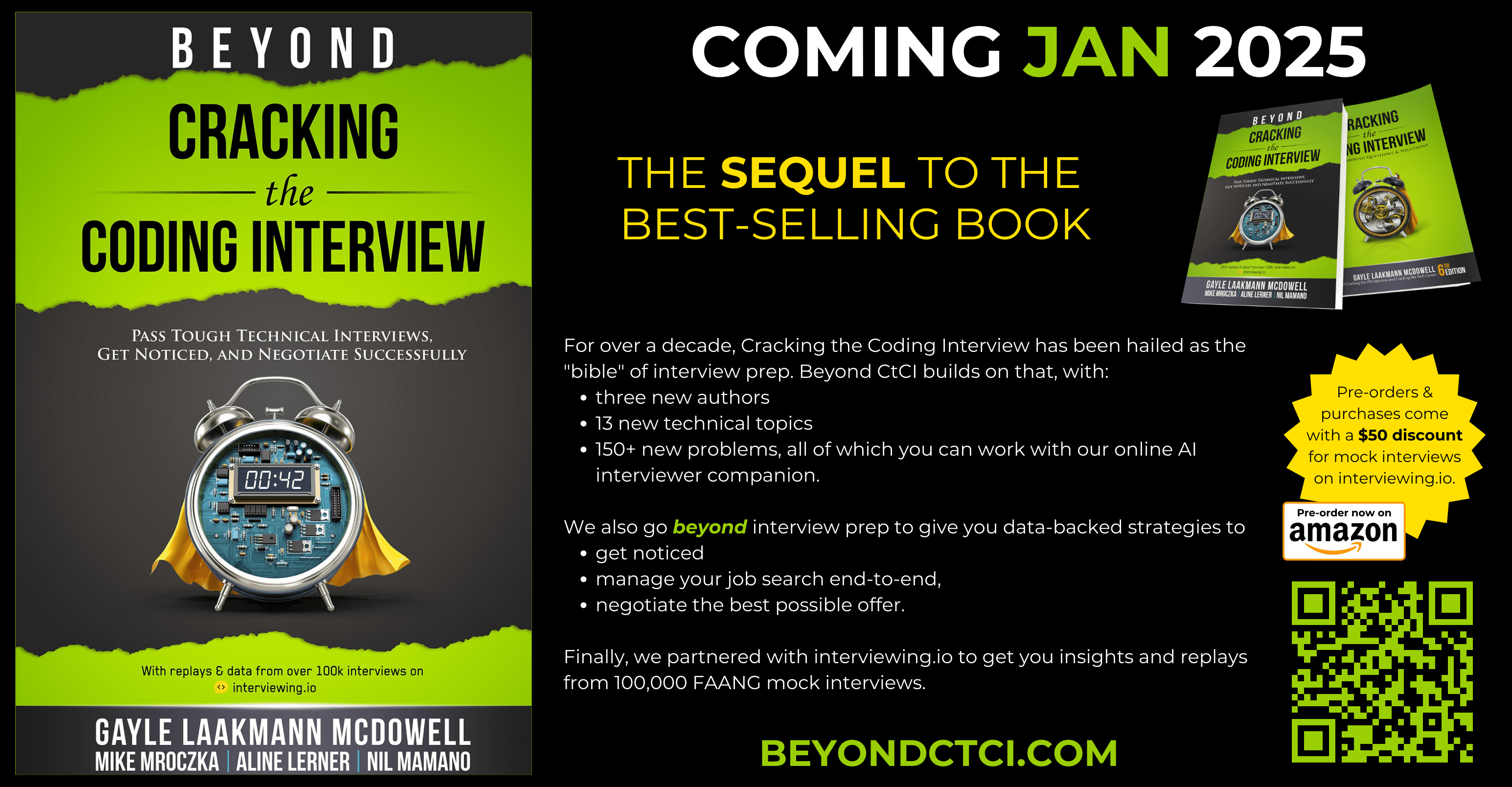 Official sequel to Cracking the Coding Interview is out