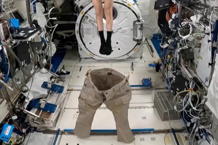 Watch one of the wackiest ‘science experiments’ ever to take place in space