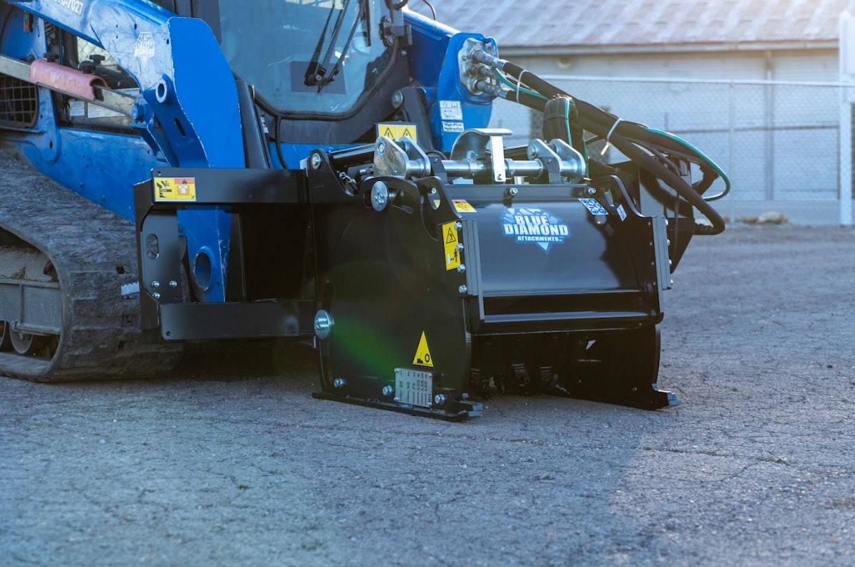 Blue Diamond Debuts Self-Leveling Cold Planers for Skid Steers, CTLs