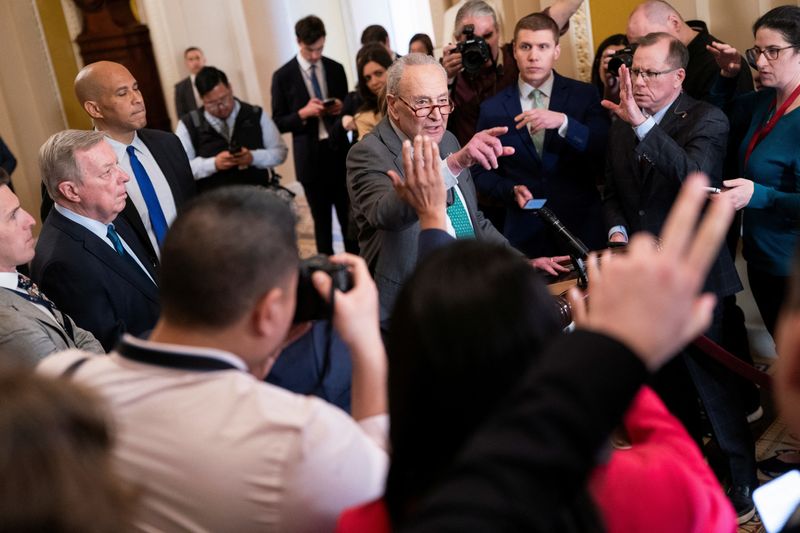 US Senate Democrats fume over Trump-backed stopgap bill as shutdown deadline nears