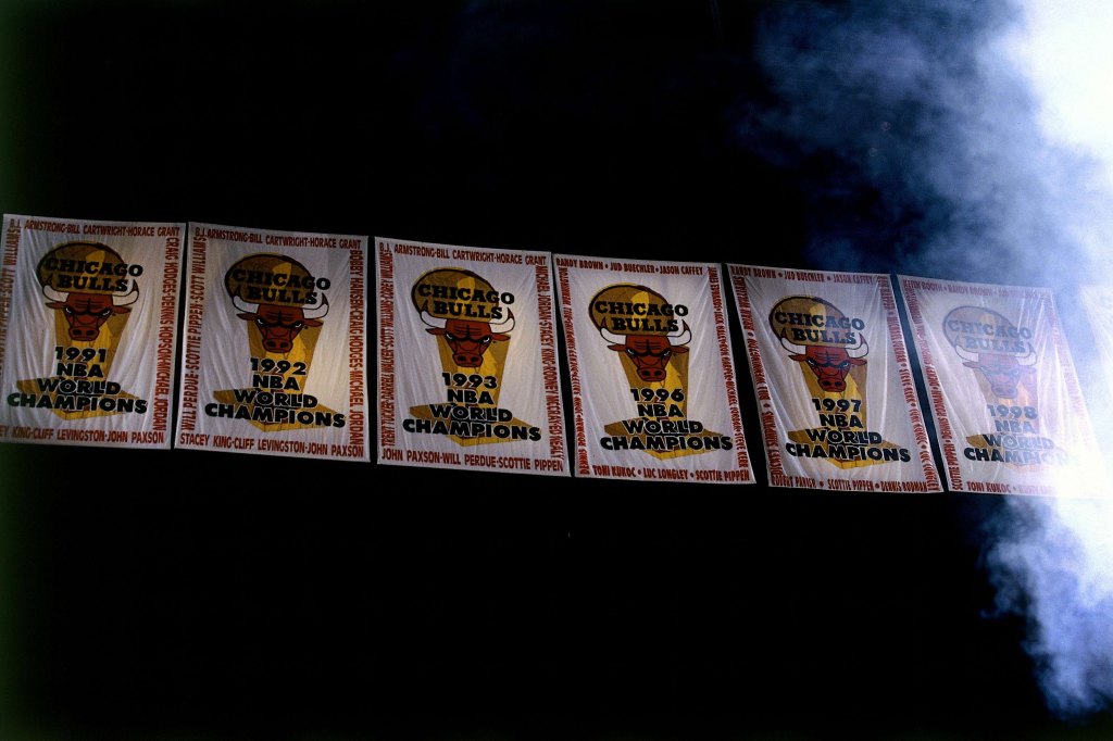 Chicago Bulls’ championship banners damaged by concert pyrotechnics