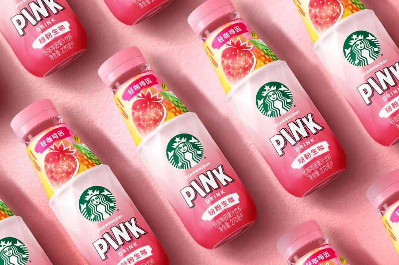 Starbucks turns up the personality on Refreshers in China with a bold redesign by Marks